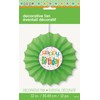 Unique Green Fan Dots Birthday Party Hanging Party Decoration Lime