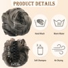 UHOMENY Wig Hair Clip Claw Clip Claw Messy Bun Hair