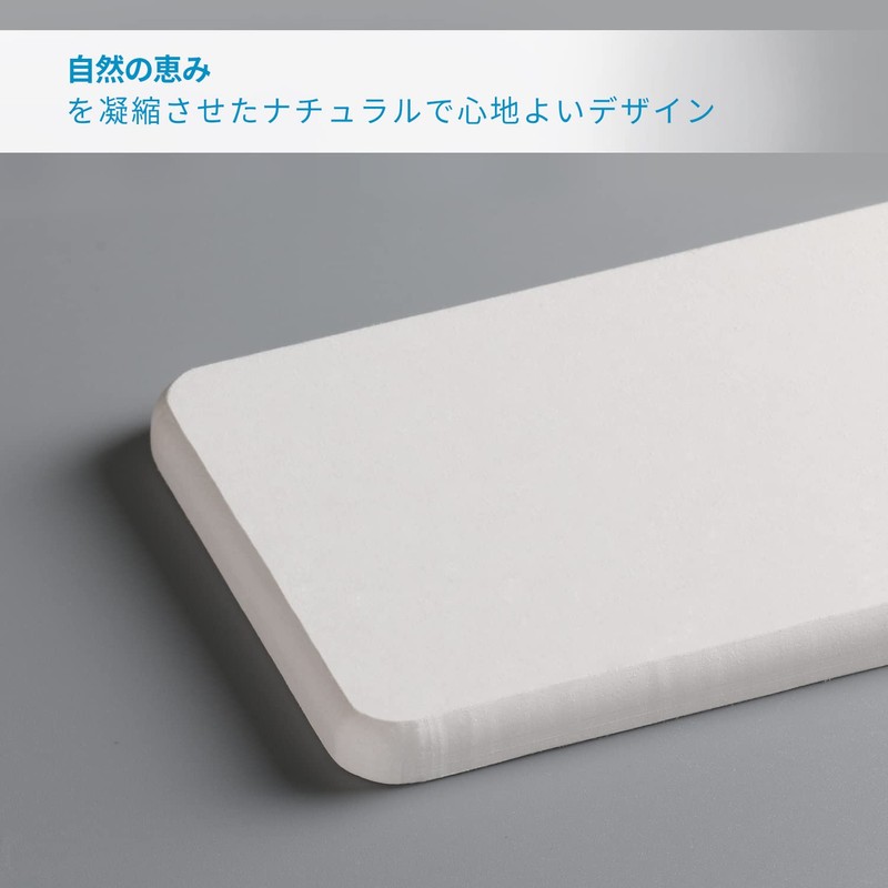 Diatomaceous Earth Tray Soap Rest IRETION Water Absorption, Quick Drying,