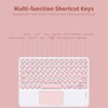 BT Keyboard Mouse Combo BT3.0 Wireless Rechargeable Keyboard Ergonomic Mouse