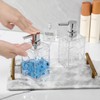 Hand Soap Dispenser, Clear Acrylic Plastic Liquid Pump Bottles Refillable