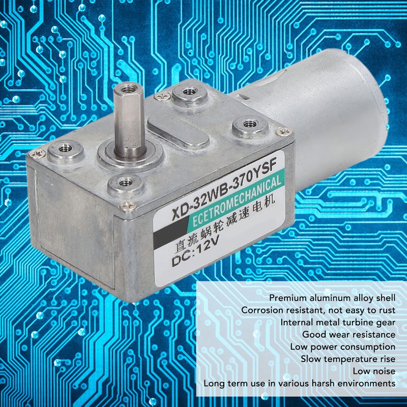 DC Gear Motor CW CCW Self Locking Speed Regulation Micro