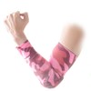 COOLOMG Manga Antideslizante para el Brazo, con Almohadilla Protectora Camuflaje/Rosado