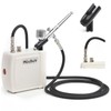 MEEDEN Airbrush Kit with Air Compressor, 12 Colors Acrylic Paint,
