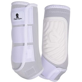 Classic Equine Classicfit Front Sling Boots, White, Medium