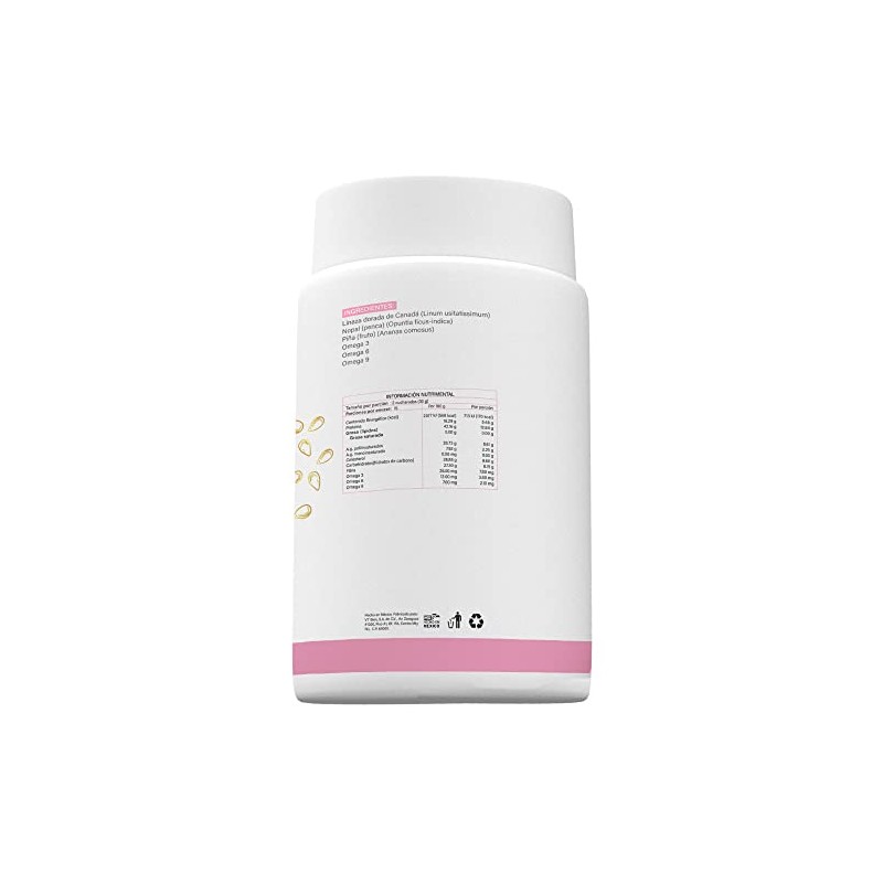 Fibra Soluble en Polvo, Linaza, Nopal, Enzimas. 450 g