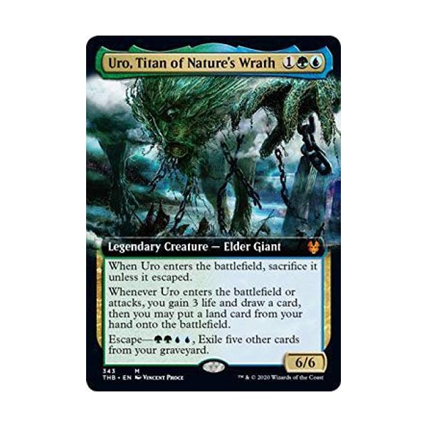 Magic: The Gathering - URO, Titan of Nature's Wrath - Extended Art - Theros Beyond Death