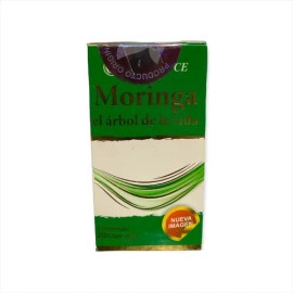 Moringa Cápsulas Natural CE Suplemento Vegano Sin Gluten Frasco 60 Unidades
