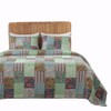 Greenland Home Jasmin Boho Style Oversized Quilt and Pillow Sham