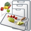 Titanium Cutting Board Double-sided non-slip silicone edging Pure Titanium Cutting