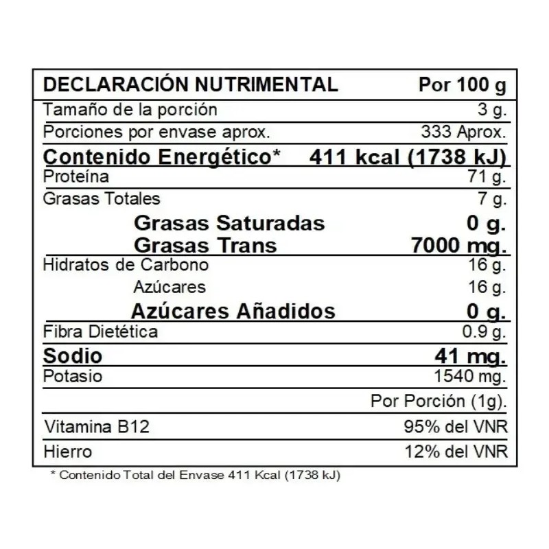 Alga Espirulina Orgánica Pura Premium Polvo 5 Kilogramos