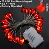 Grandeals 16.4FT 40LED Valentines Day Decor for Home Outdoor Valentines