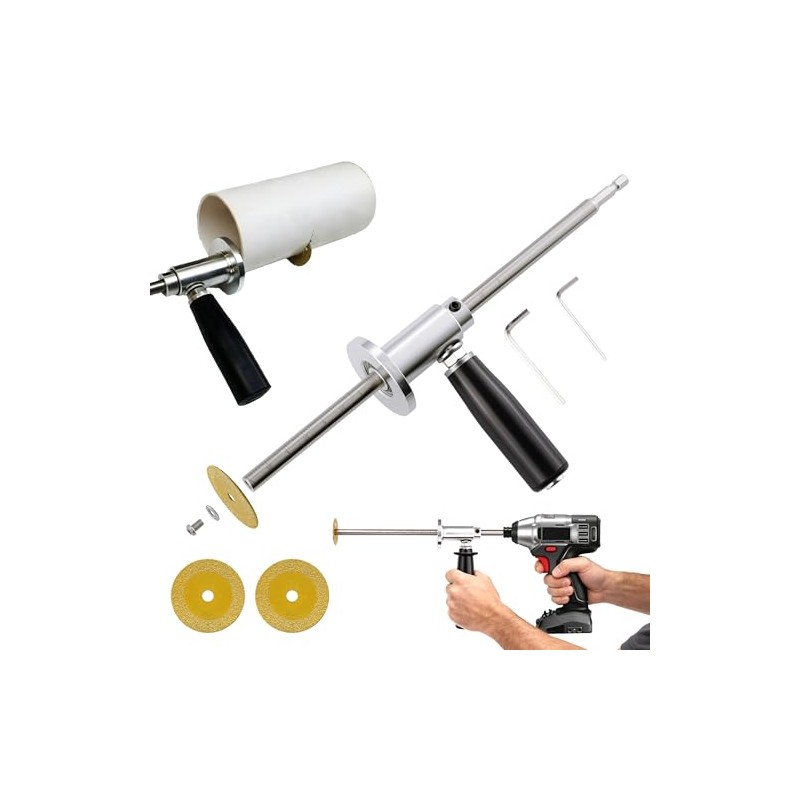 Internal Pipe Cutter, Pipe Cutter Tool with Diamond Grits Cutting