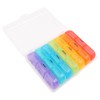 Weekly Pill Organizer 3 Times a Day Large 7 Day