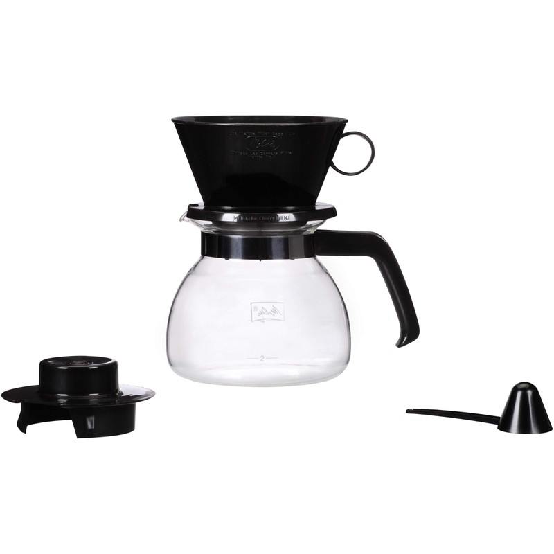 Melitta Pour-Over Coffee Brewer W/ Glass Carafe, Holds 6 -