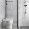 CHIHUT 6 Sheets 12''x12'' Brushed Silver Stainless Steel Subway Peel