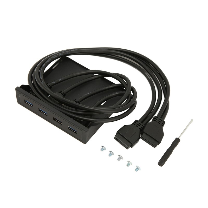 USB Front Panel 4 Ports USB 3.0 Dual 19 Pin