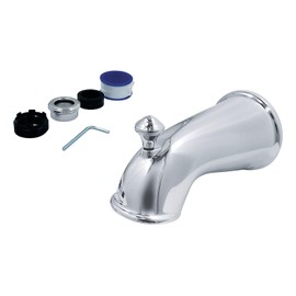 KINGSTON BRASS K1275A1 6-Inch Universal Diverter Tub Spout, Polished Chrome