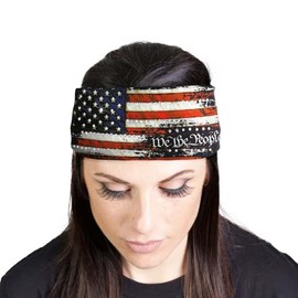 Milwaukee Leather | Bling Designed Wide Headbands-Headwraps for Women Biker Bandana - One Size