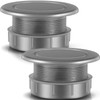 2 Sets Patio Table Umbrella Hole Ring Plug Cap Set,