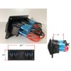 4 Gang Rocker Switch Panel ON Off Switch USB QC
