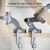 Double Handle Pipe Clamp Pipe Alignment Tool Adjustable Angle Clamp