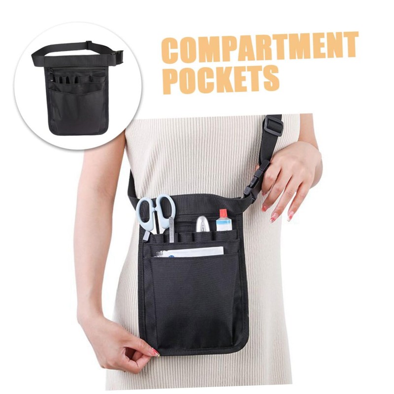 Baluue Multi-Functional Nursing Waist Bag Wear Resistant Medical Pouch for