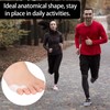 ZYFC 4 Pack Gel Pinky Toe Separators, Double Hole Toe