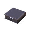 FSSTUD PU Leather Sticky Note Holder Notepad Memo Paper Storage