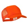 Foam Front Golf Style Mesh Back Cap - Orange OSFM