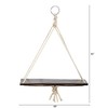 Nearly Natural 18in. x 16in. Hand Crafted Macrame Wall Hanging