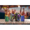 Portable Wireless Waterproof Bluetooth Speaker, 65W Output, 8000mAh Battery, RGB