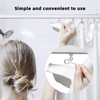 100pcs Curtain Hooks and Gliders Set, 50 Pcs Hooks and
