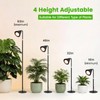 Grow Lights Indoor Plants, 20W Full Spectrum, 63in Adjustable Height