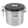 Airtight Coffee Canister 1.2L 304 Stainless Steel Coffee Bean Storage