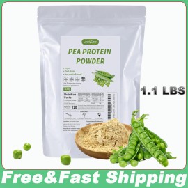 Luckycare 1.1lb Organic Pure Pea Protein Powder Non-GMO/Gluten