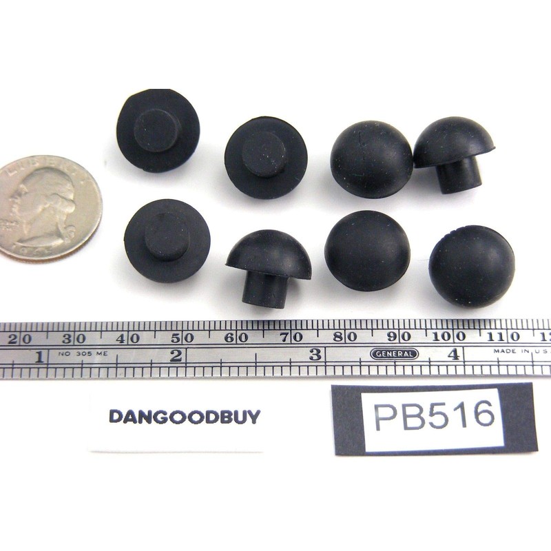 Grommets Bumper Rubber Push-in Mushroom Bumpers –Rubber Feet 5/8" Diameter