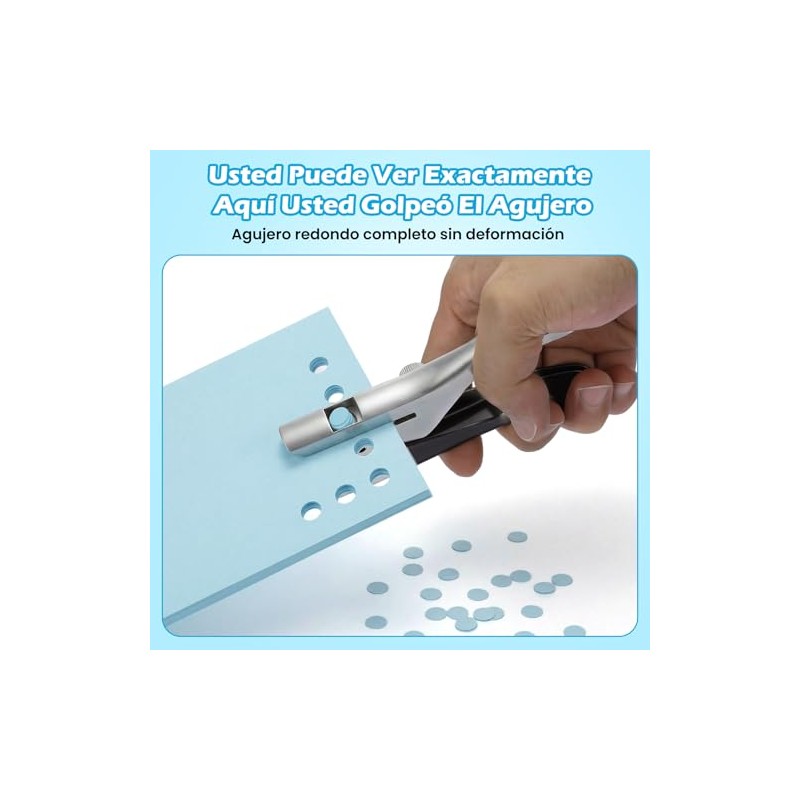 Perforadora Manual de Posición Ajustable, Perforadora Duradera para Carpintería, Perforación