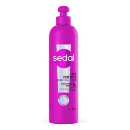 SEDAL Crema para Peinar Liso Perfecto, deja tu cabello liso y fuerte de la raíz a las puntas, con aceite de macadamia, vitamina C y proteína de seda 3