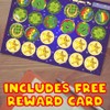 144 Just 4 Luck 30mm Reward Stickers for Teachers, Parents