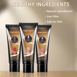 Finger Secret Poly Nail Gel Kit - Professional Nail Art Set with 10 Colors, UV/LED Lamp, Nail Tools & Accessories | Long-Lasting, Non-Toxic Gel Polish for Salon-Quality Manicures at Home