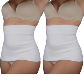 Leedya 2 Heated Wool Cotton Abdominal Benches for Men and Women, 100% Made in Italy - Lumbar Support, Elastic Back Support for Back Pain (Tg 4/M 76/90 cm)