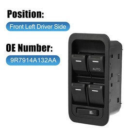X AUTOHAUX 9R79-14A132-AA Car Master Power Window Switch for Ford Territory SX SY TX