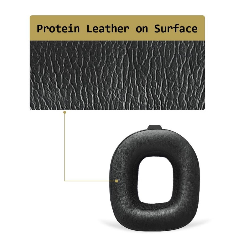 MQDITH Soft Protein Leather Replacement Ear Pads Compatible with Astro