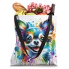 Watercolor Colorful Chihuahua Dogs Tote Bag