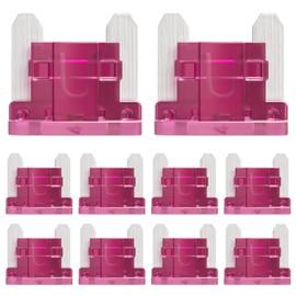 ALLECIN Pack of 50 4A Micro Car Fuses Micro 4 Amp Car Fuses Low Profile Mini 4 Amp Blade Fuses Plug Fuse Low Profile Car Fuse for Motorhome Cars Lorries