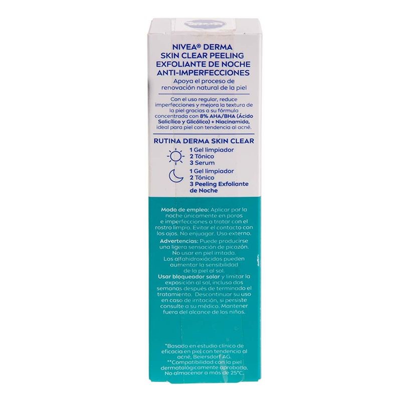 Exfoliante Nivea Derma Skin Clear