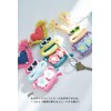 Macaroni Edge Yarn Mascot Keychain Case Monster Keychain Organizer Key