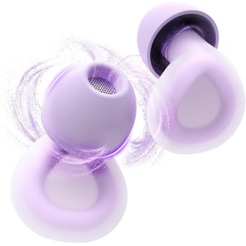 Tapones para oídos ajustables para dormir, SNR 38dB, de silicona reutilizable y antirruido. Incluyen 8 puntas y estuche, para sueño, conciertos, trabajo, viajes, estudio y ronquidos.