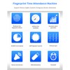 Fingerprint Attendance Machine 2.4 Inch 1000 User Capacity Name Display